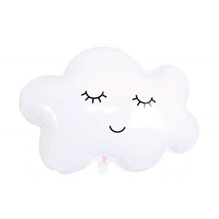 Kirpikli Bulut Folyo Balon 70 cm