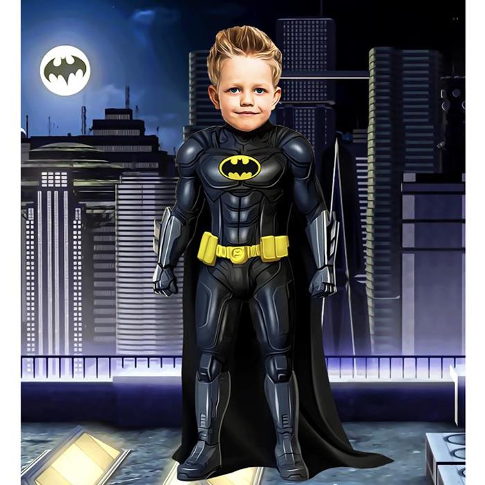Kişiye Özel Batman Portre Afişi - 4 Boyut