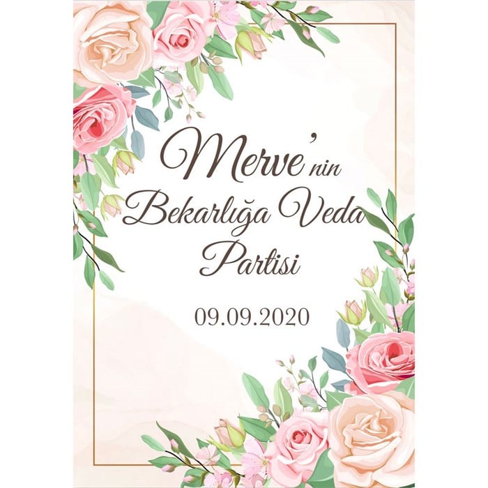 Kişiye Özel Bride To Be Afişi - 70 cm - 100 cm