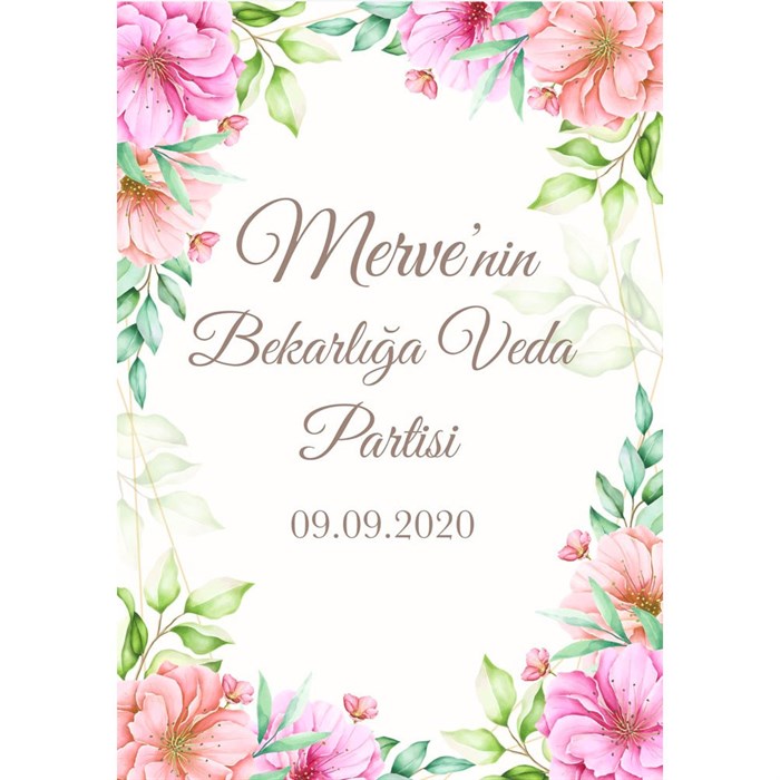 Kişiye Özel Bride To Be Afişi 5 - 70 cm - 100 cm