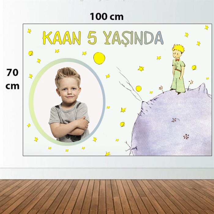 
Kişiye Özel Küçük Prens Doğum Günü Afişi - 70 cm - 100 cm
