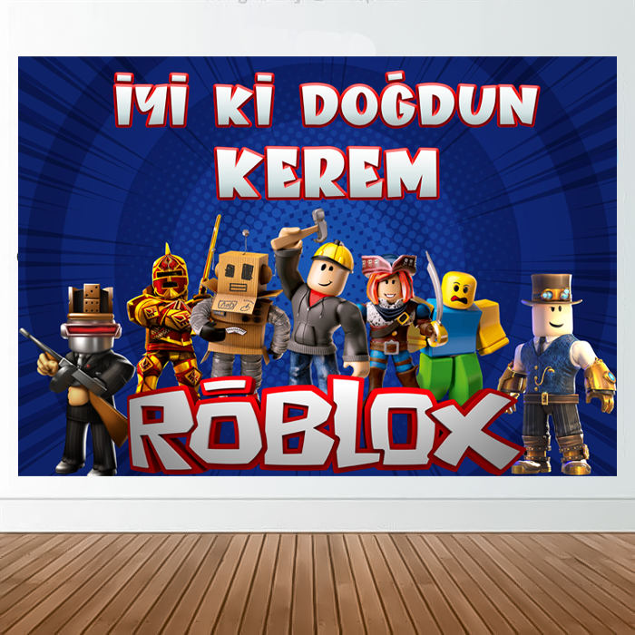 Kişiye Özel Roblox Doğum Günü Afişi 