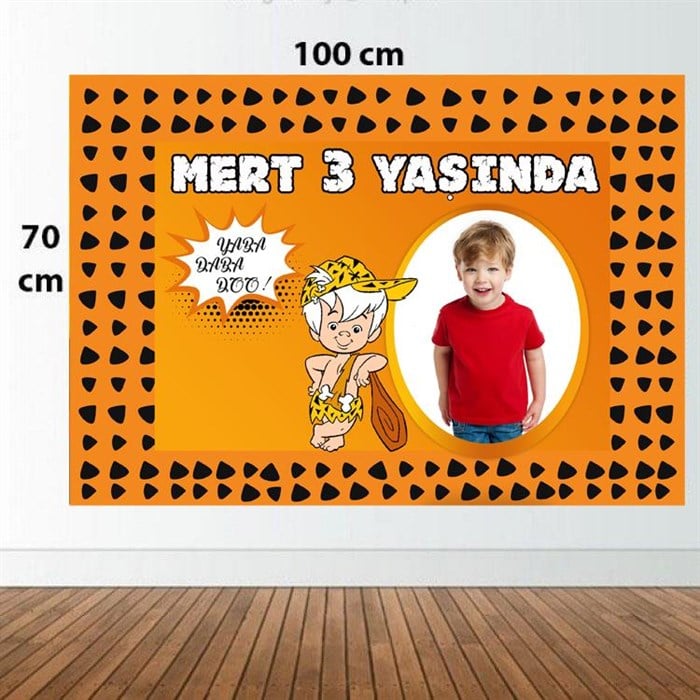 
Kişiye Özel Taş Devri Fotoğraflı Doğum Günü Afişi - 70 cm - 100 cm
