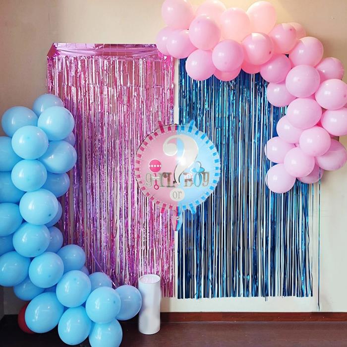 Kız mı Erkek mi Balon Zincir Seti 2.5 Metre