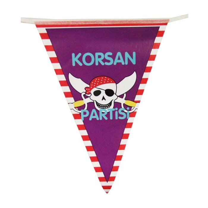 Korsan Partisi Flama Bayrak - 3.00 m