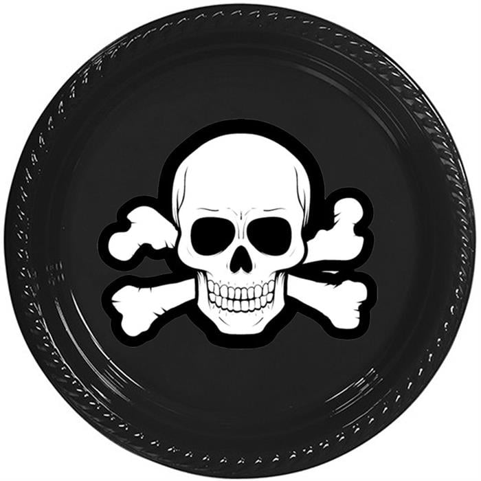 Korsan Stickerlı Tabak - 5 Adet