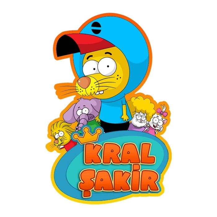 Kral Şakir Temalı Sticker 12 cm 1 adet