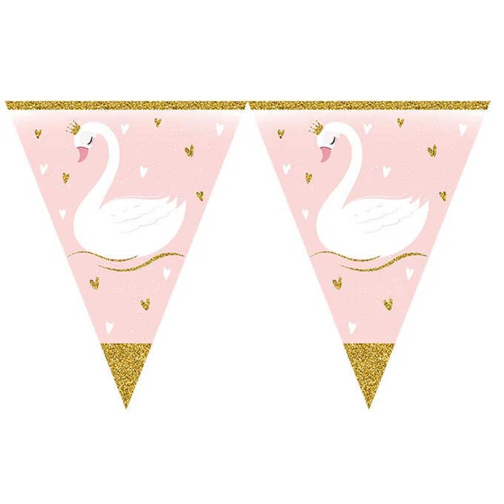 Kuğu Temalı Flama Bayrak Seti