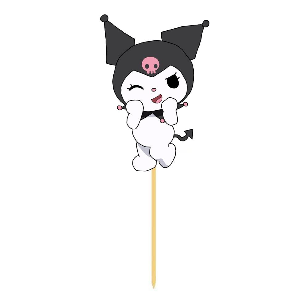 Kuromi Çubuklu Maket Süs