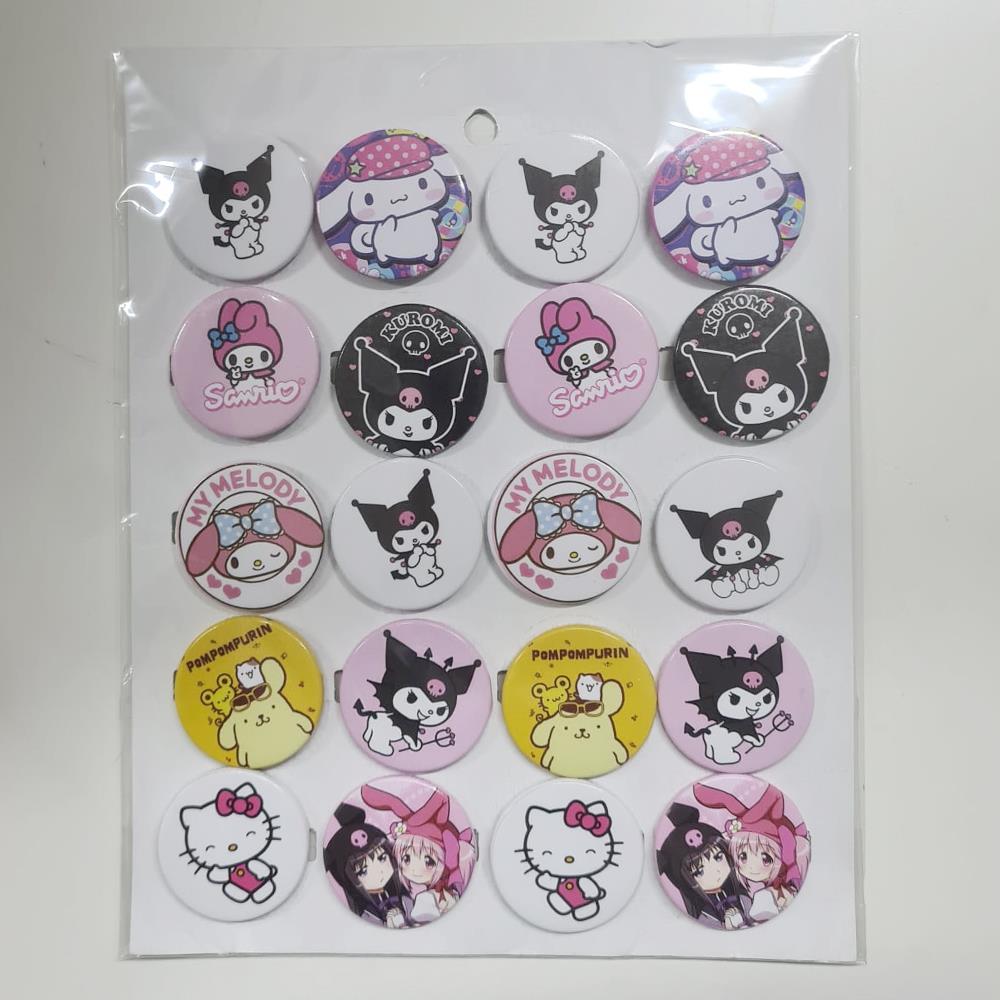 Kuromi Hediyelik Rozet - 5 Adet