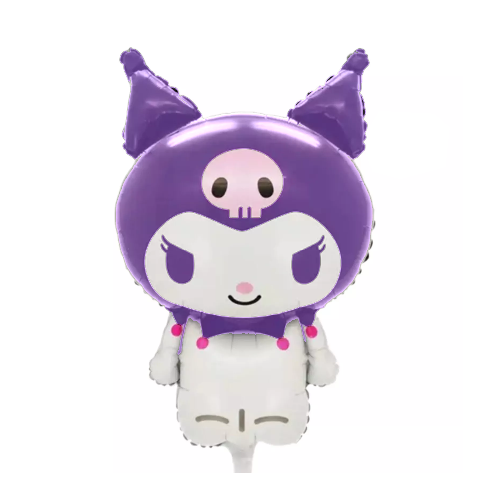 Kuromi Temalı Mor Folyo Balon