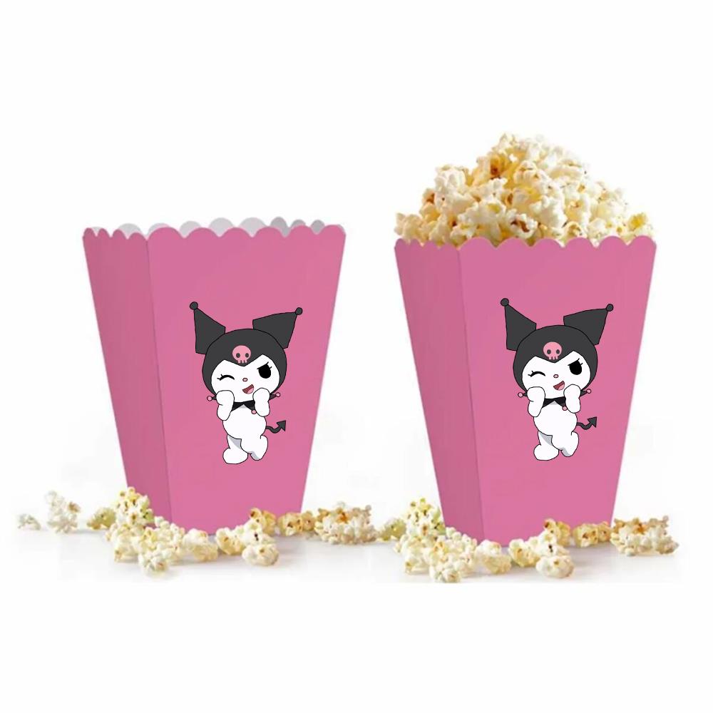 Kuromi Temalı Popcorn Mısır Kutusu - 5 Adet