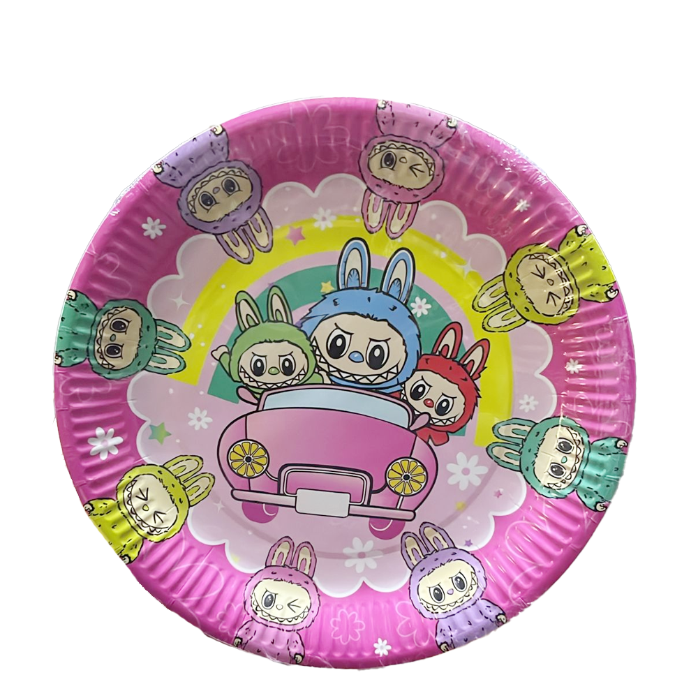 Labubu Temalı 8'li Tabak