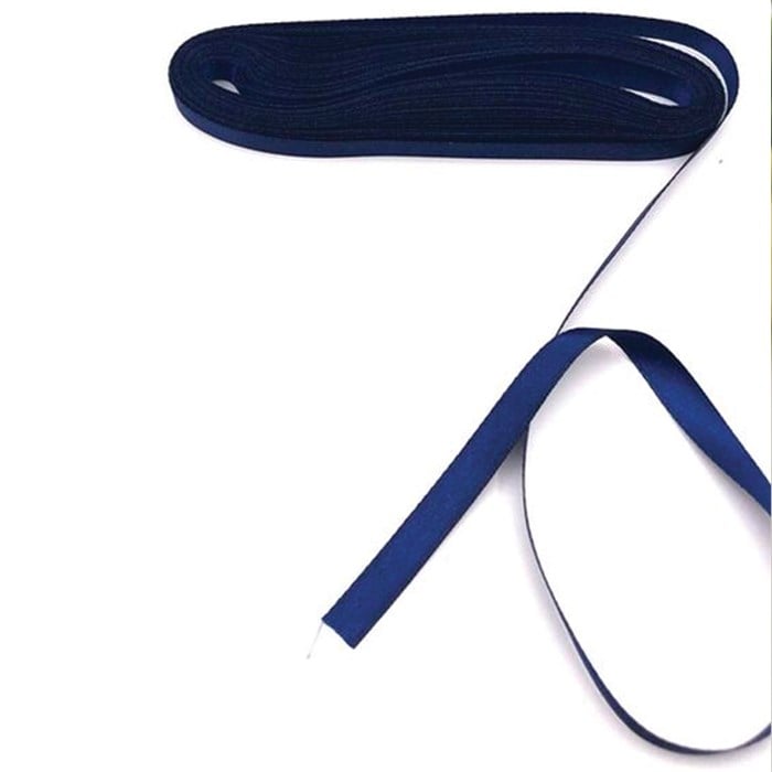Lacivert Saten Kurdele 10 metre