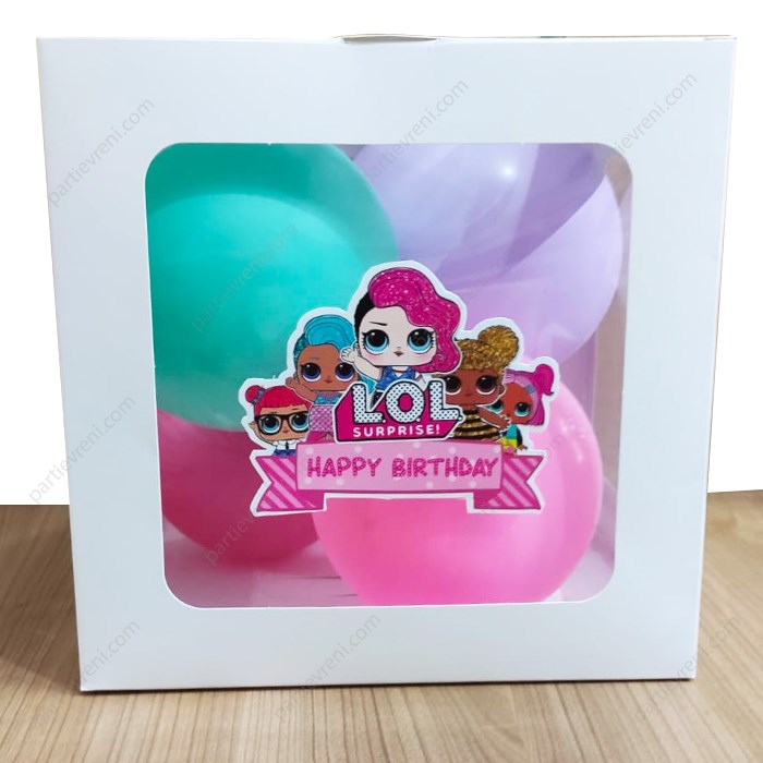 LoL Bebek Temalı Şeffaf Kutu Seti 25 cm
