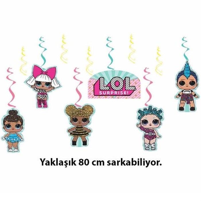 LOL Bebekler Konsepti Asma Süs Seti