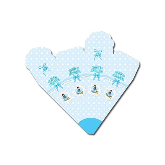 Mavi Baby Shower Şeker Külahı - 10 Adet
