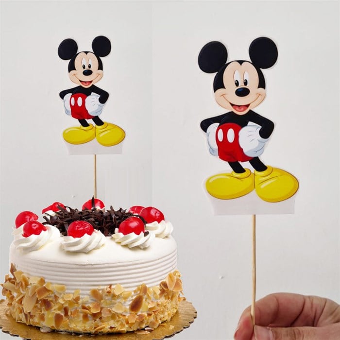 Mickey Mouse Çubuklu Maket Süs