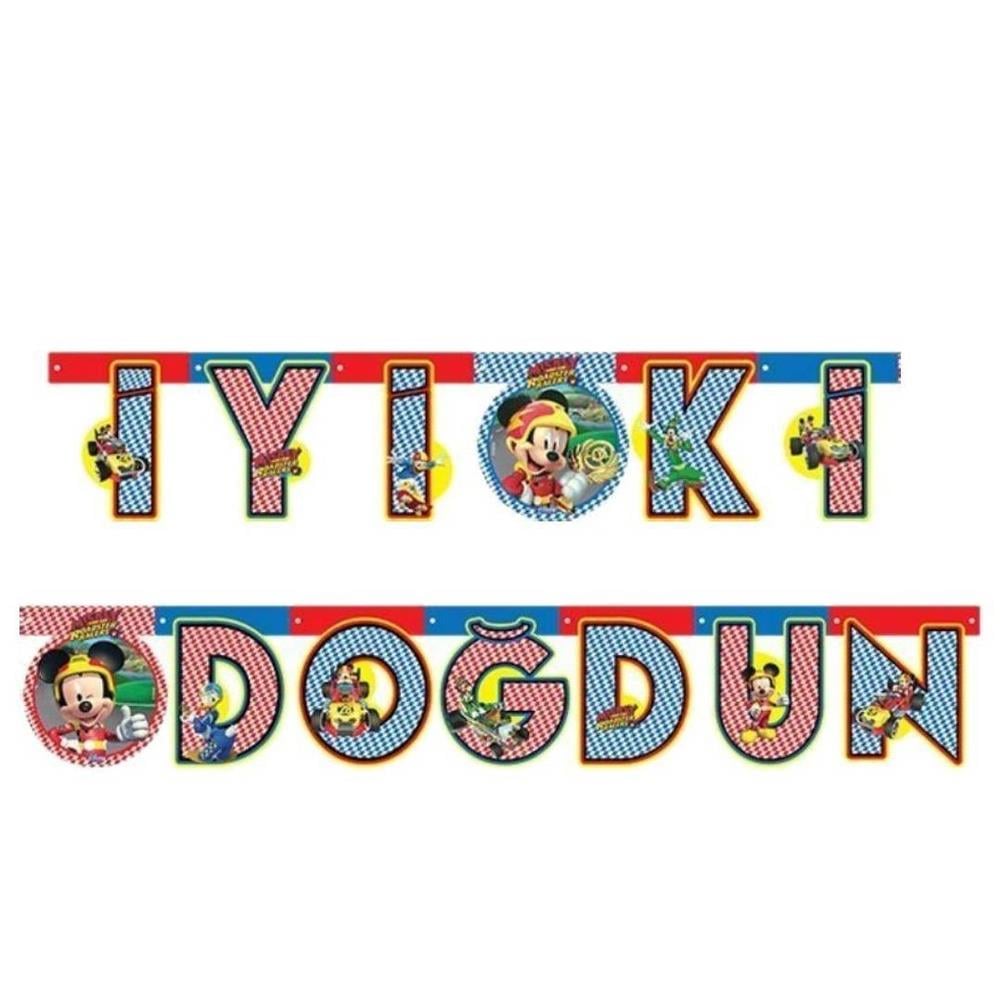 Mickey Mouse Lisanslı İyi ki Doğdun Banner