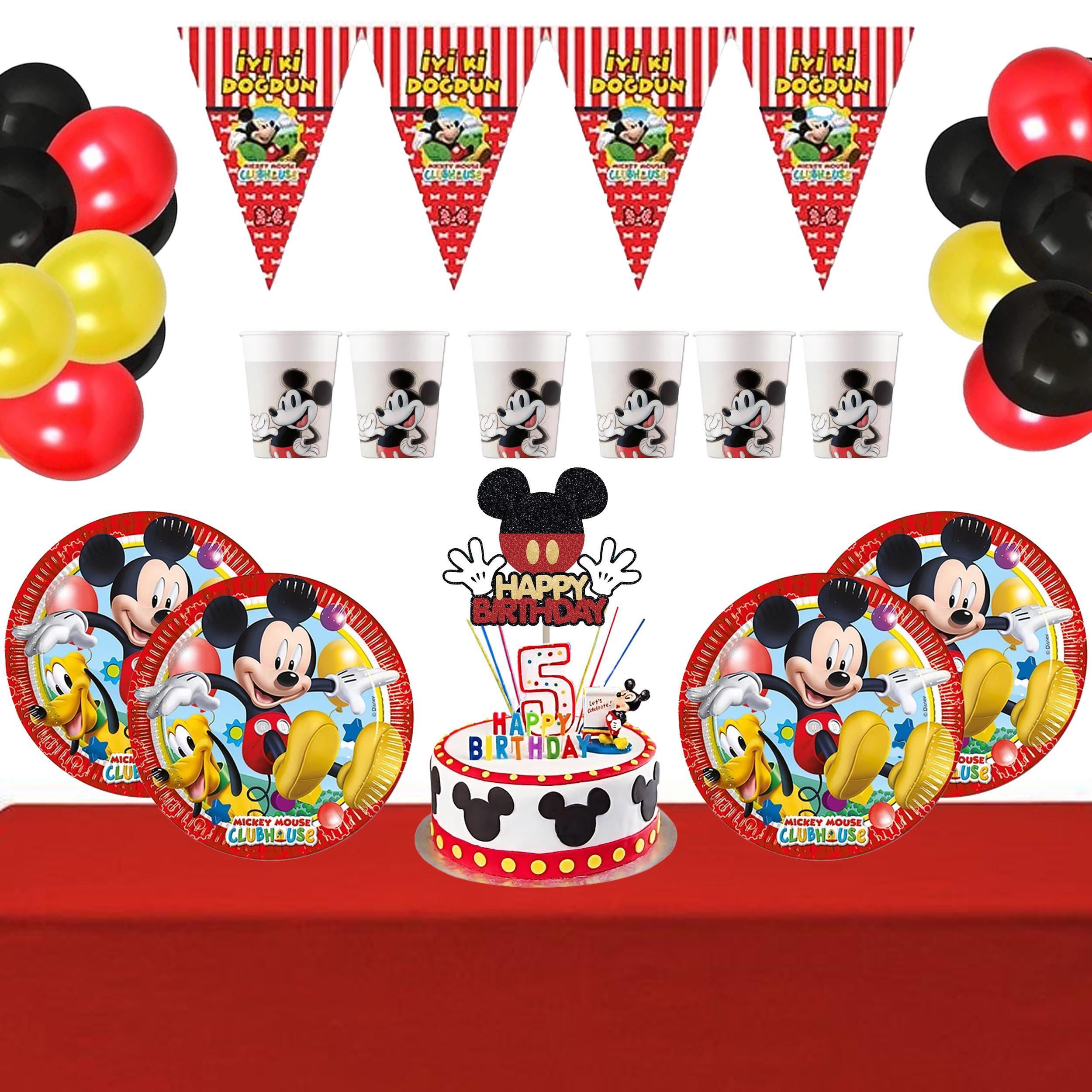Mickey Mouse Temalı 8 Kişilik Set