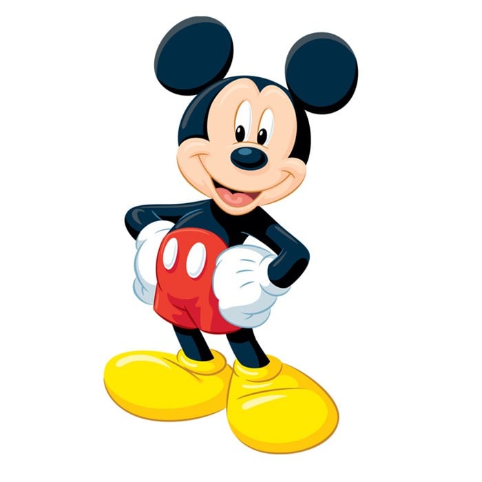Mickey Mouse Temalı Sticker 12 cm 1 adet