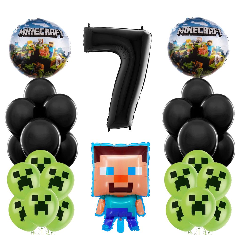 Minecraft Doğum Günü Balon Seti