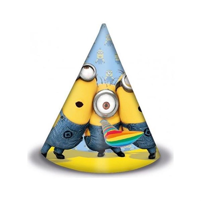 Minions Külah Şapka - 6 Adet