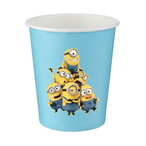 Minions Temalı Mavi Bardak