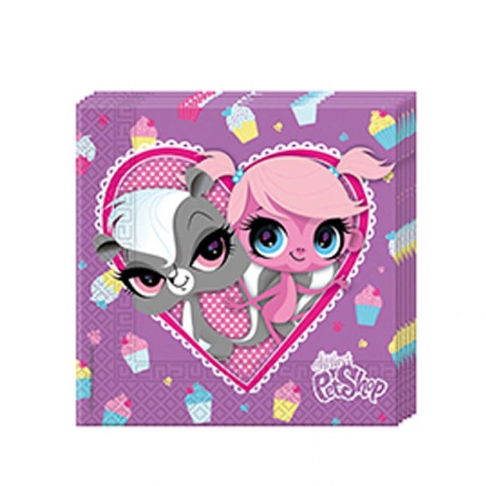 
Minişler Littlest Pet Shop Doğum Günü Temalı Peçete - 20 Adet
