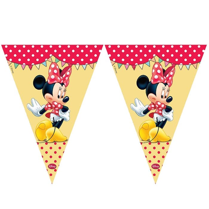 Minnie Mouse Cafe Flama Bayrak