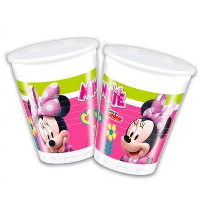 Minnie Mouse Doğum Günü Temalı Karton Bardak 8 adet