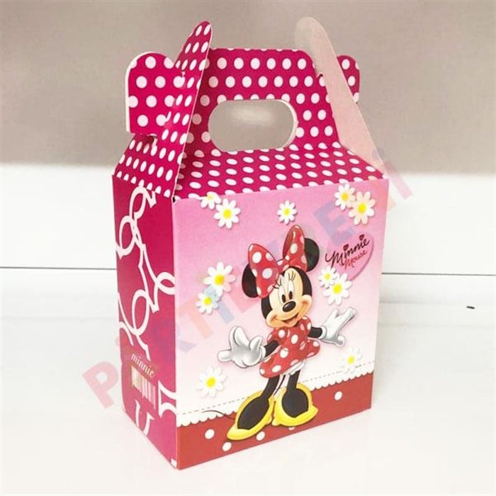 Minnie Mouse Hediye Kutusu - 4 Adet