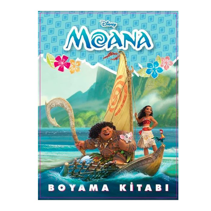 Moana Boyama Kitabı (Sticker+Maskeli)