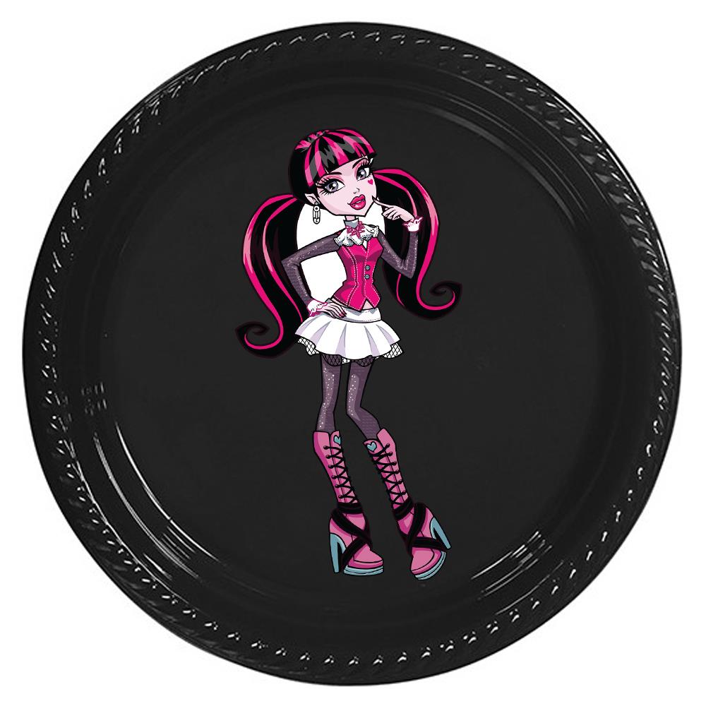 Monster High Temalı Tabak 5 Adet