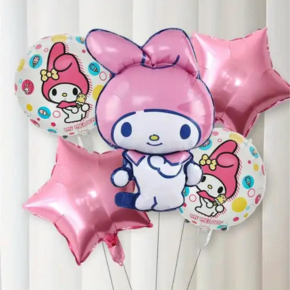 My Melody Temalı Folyo Balon Seti 5'li