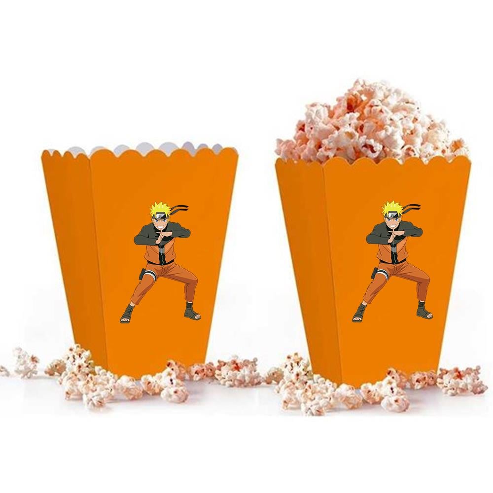 Naruto Konsepti Popcorn Mısır Kutusu 5 Adet