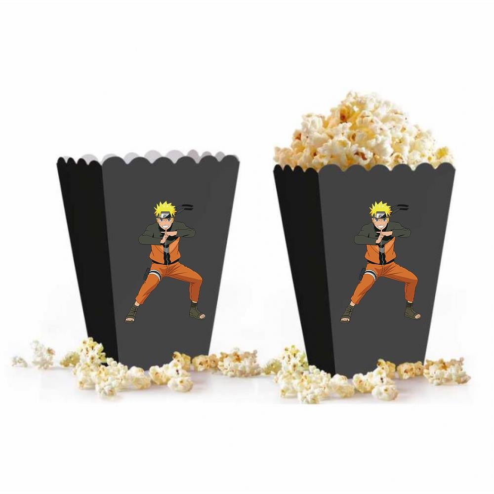 Naruto Temalı Popcorn Mısır Kutusu 5 Adet