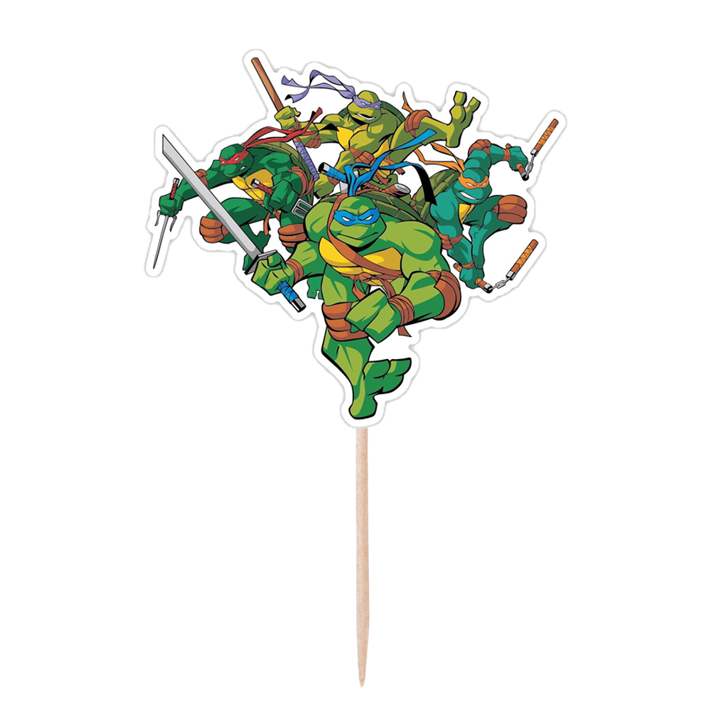 Ninja Turtles Temalı Çubuk Süs