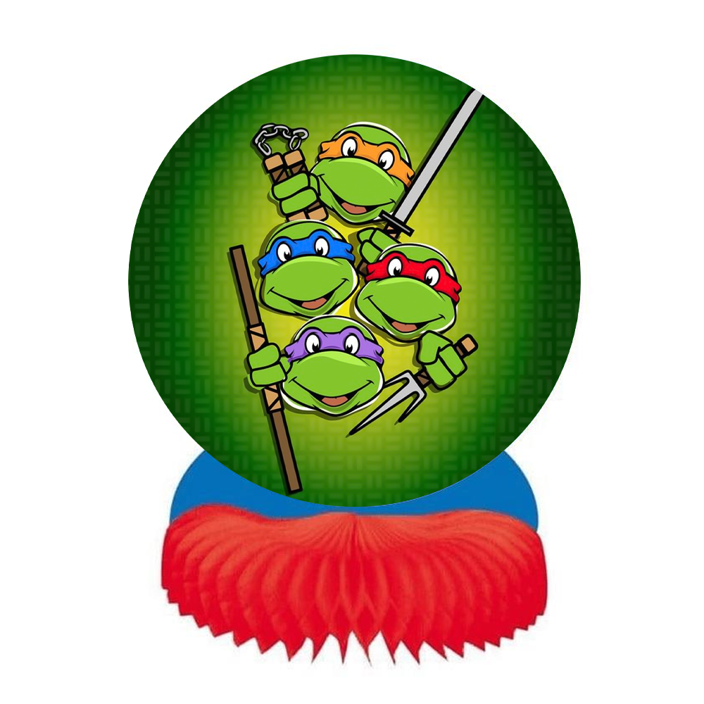 Ninja Turtles Temalı Masa Orta Süsü