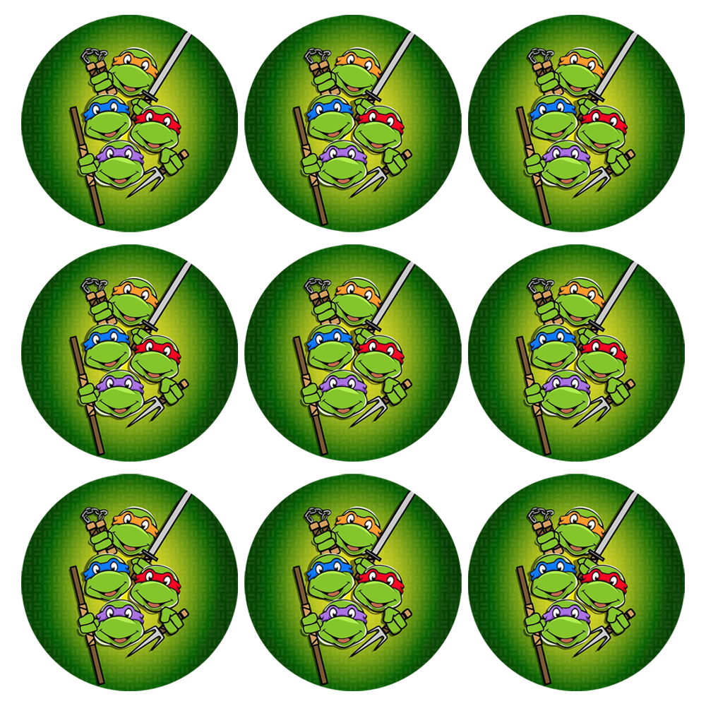 Ninja Turtles Temalı Sticker 10 Adet