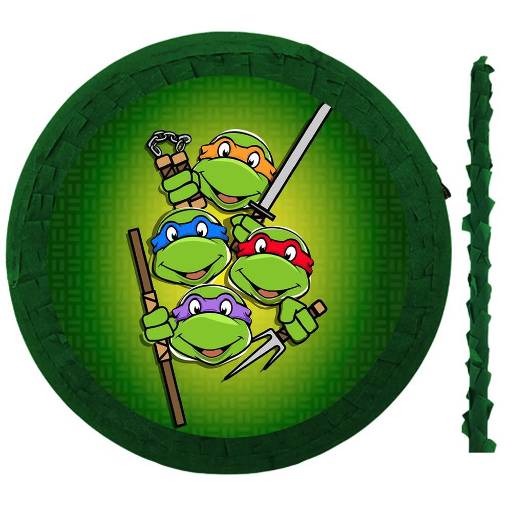 Ninja Turtles Temalı Yeşil Pinyata