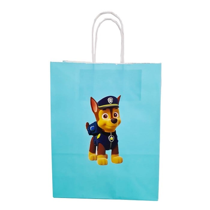 Paw Patrol Chase Karton Hediye Çantası - 1 Adet
