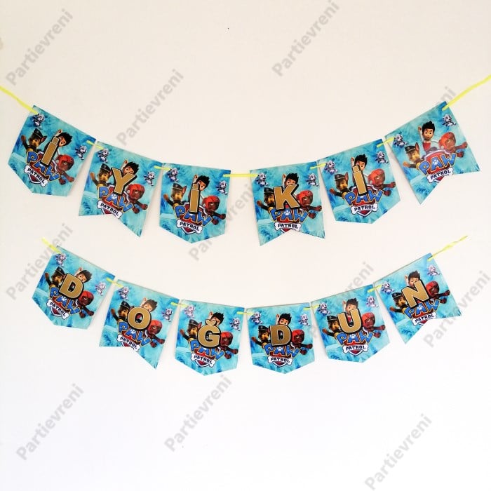 Paw Patrol İyi ki Doğdun Yazısı