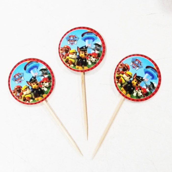 Paw Patrol Konsepti Kürdan Süs 20 Adet