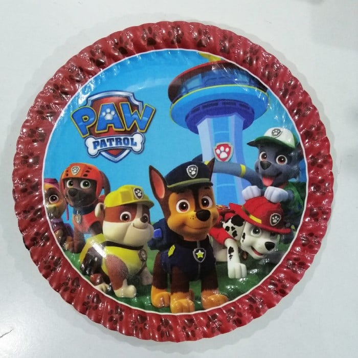 Paw Patrol Konsepti Tabak - 8 Adet