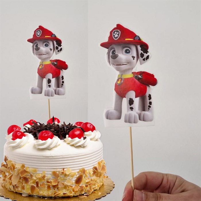 Paw Patrol Marshall Çubuklu Maket Süs