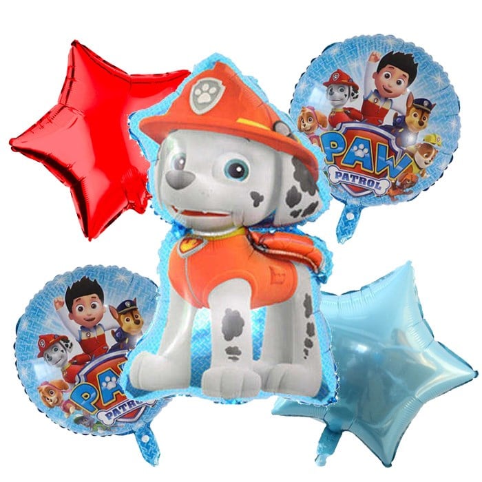 Paw Patrol Marshall Folyo Balon Seti 5'li