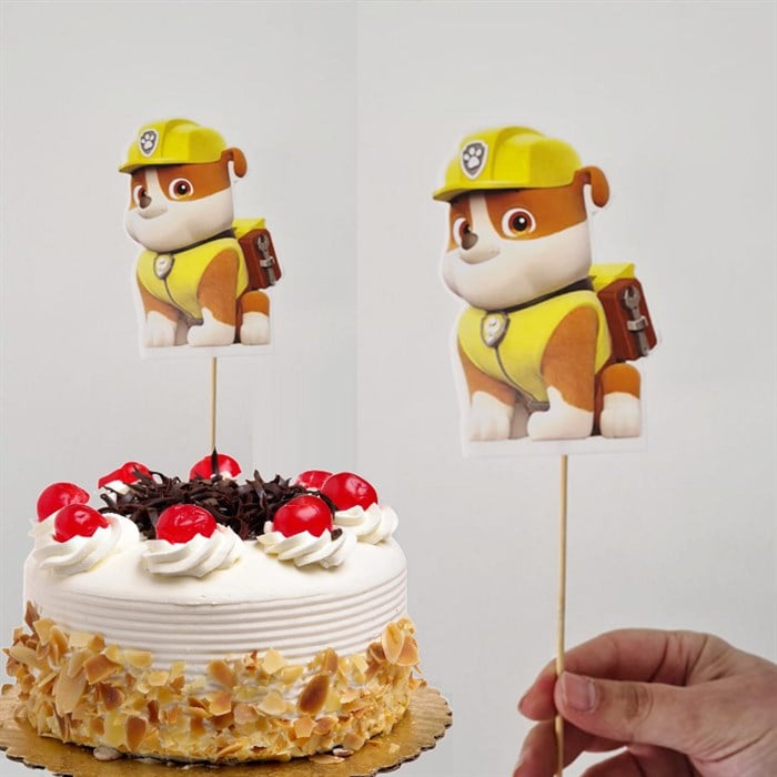 Paw Patrol Rubble Çubuklu Maket Süs