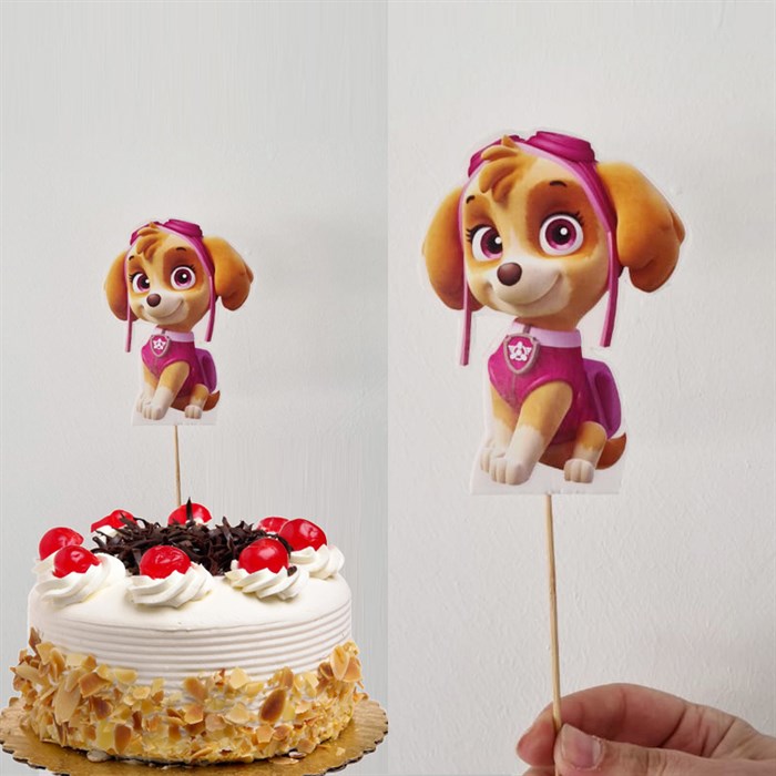 Paw Patrol Skye Çubuklu Maket Süs