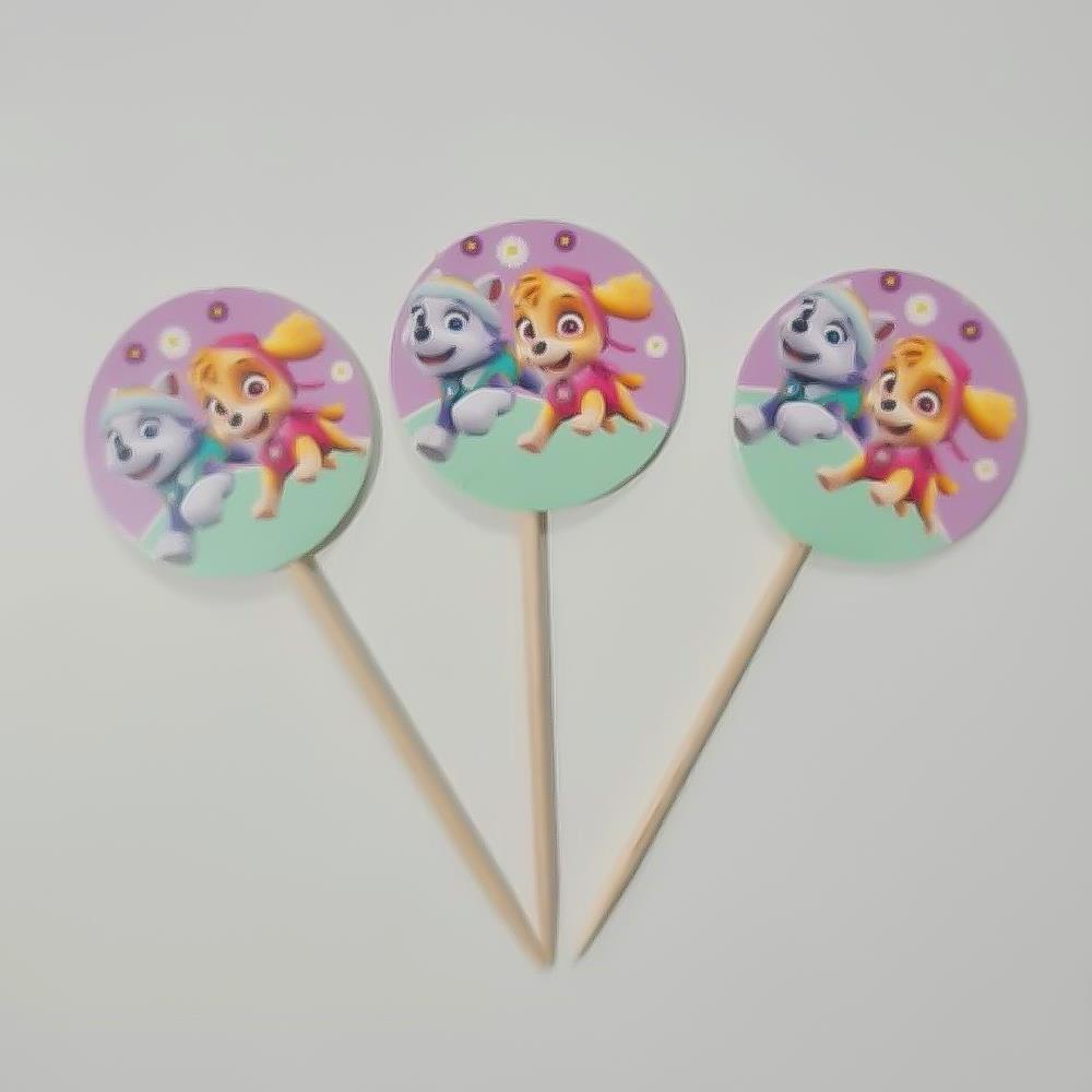 Paw Patrol Skye Temalı Kürdan 20 Adet